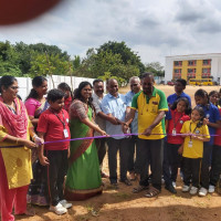 Tree Bank inauguration by TPSOH at Hosur Public School